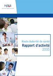 couverture rapport d'activité 2005